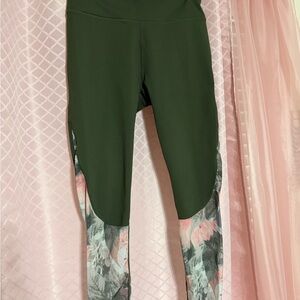 Fabletics Olive and Floral Leggings